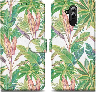 Produktbild von Cadorabo Schutzhülle für Huawei MATE 20 LITE Hülle Design Grüner Regenwald No.8 Handyhülle Schutzhülle Etui Magnetisch