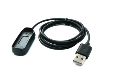Zdjęcie produktu dla Kabel ładujący SYSTEM-S USB 2.0 96 cm do adaptera smartwatcha OnePlus Band w kolorze czarnym