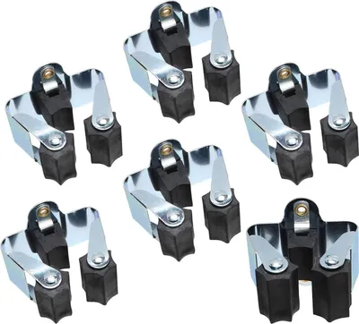 Produktbild von 6x Werkzeug Besen Wand Gerätehalter Wandhalter Besenhalter mit Befestigungsmaterial