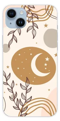 Image de 1001Coques - Coque silicone compatible avec Apple iPhone 15 Plus - Motif lunaison - Design original imprimé en France