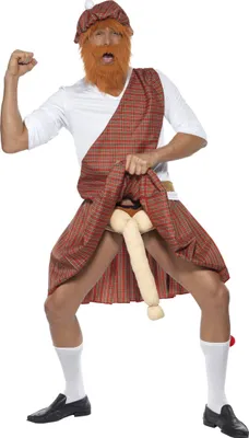 Produktbild von Schottisches Herrenkostüm „Well Hung Highlander“ L