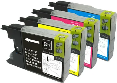Image de Set de cartouches d'encre compatibles avec Brother LC-1280 XL pour DCP-J525 J725 J925 MFC-J430 J5910 J625 J6510 J6710 J6910 J825 J835
