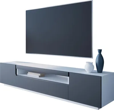 Obrázek produktu pro Komoda RTV DONE 200 bílá / černá
