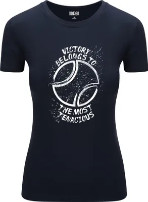 Immagine prodotto di Diarbo Maglietta da donna con stampa sportiva Hardest Ball Blu Scuro Taglia L