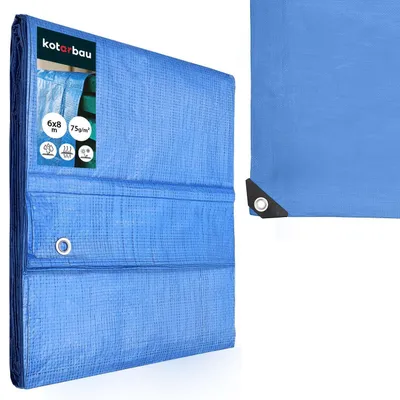 Obrázek produktu pro Plachta, 6 x 8 m, 60 g/m², modrá