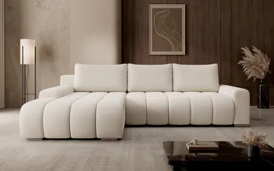Produktbild von Moebelfest Porto Ecksofa L‑Form – Bouclé Beige – Links