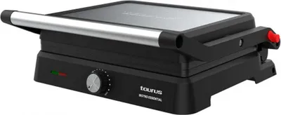 Produktbild von Taurus Bistro Essential, Schwarz, Aluminium, Quadratisch, Drehregler, Gitter + Rost, 290 x 230 mm