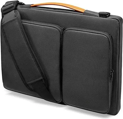 Immagine prodotto di Custodia per laptop da 15,6/16 pollici - Borsa per laptop - Custodia protettiva a 360° - Impermeabile - Nera