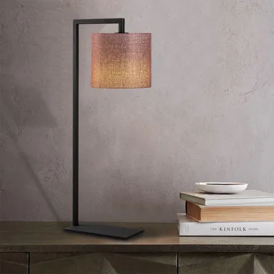 Obrázok produktu pre Opviq, profil - 4691-US, stolná lampa, KOVOVÉ TELESO, hnedá, 65 x 27 x 20 cm