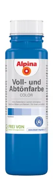 Produktbild von Alpina Color Abtönfarbe royal blue seidenmatt 250 ml