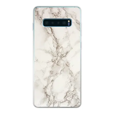 Produktbild von MuchoWow® Handyhülle Schutzhülle Hülle für Samsung Galaxy S10 Lite Marmor - Grau - Weiß Silikon Softcase Handy Hülle - Schutz