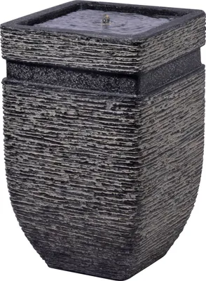 Produktbild von Gartenbrunnen Hera 25 x 25 cm Polyresin anthrazit