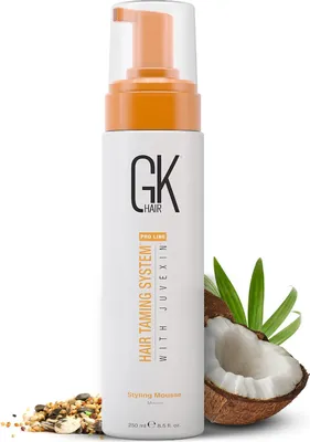Produktbild von GK HAIR Global Keratin Volumizing Hair Styling Mousse (8,5 Fl Oz/250 ml) – Verbessert Locken Zusätzliches Volumen mit mittlerem Halt und erhöht den Glanz