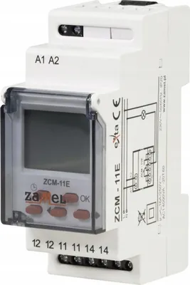 Produktbild von 1-Kanal Wochenzeitschaltuhr 230V AC ZCM-11E Zamel Steueruhr