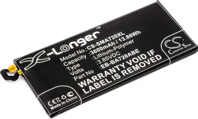 Immagine prodotto di TECHTEK Batteria compatibile con [Samsung] Galaxy A7 2017, Galaxy A7 2017 Duos TD-LTE, Galaxy J7 PRO, SM-A720F, SM-A720F/DS, SM-A720S, SM-J730F, SM-J
