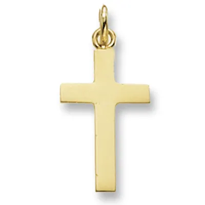 Image de Pendentif Femme Croix Or 375/1000 - 20mm*13mm; TRS15639