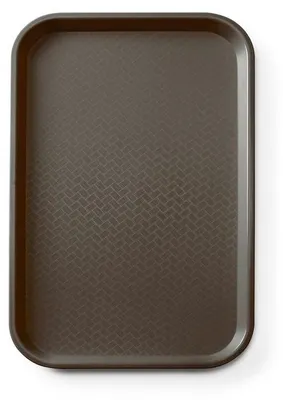 Produktbild von Fast-Food-Tablett GN 1/1 Polypropylen,AmerBox,GN 1/1,Braun,530x325x(H)20mm