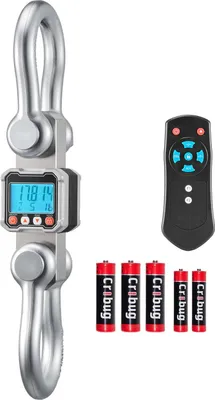 Obrázok produktu pre Žeriavová váha/háčková váha – digitálna priemyselná váha – nosnosť 10 t – delenie 2 kg – LCD displej – hliníkové liate puzdro – diaľkové ovládanie – 3-stupňový prepínač