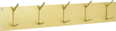 Produktbild von LOFT42 Factory Wandgaderobe 5 Haken - Metall - Gold