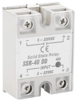 Solid-State-Relais SSR-40 DD 40A 5-220 VDC für Industrie