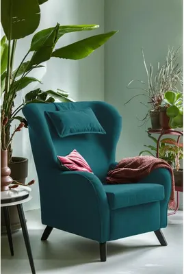 Produktbild von MIUFORM Miuf Velours - Sessel - 92x92cm - Türkis - Loungesessel Polstersessel