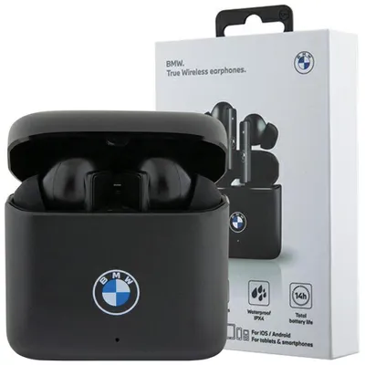Produktbild von Bmw Bluetooth Kopfhörertasche Bmwses20Amk Tws + Docking Station - Schwarz Signature