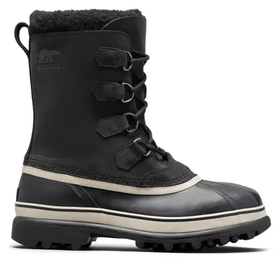 Produktbild von Sorel Caribou wasserdichte Schneestiefel für Herren, Schwarz (Black / Dark Stone