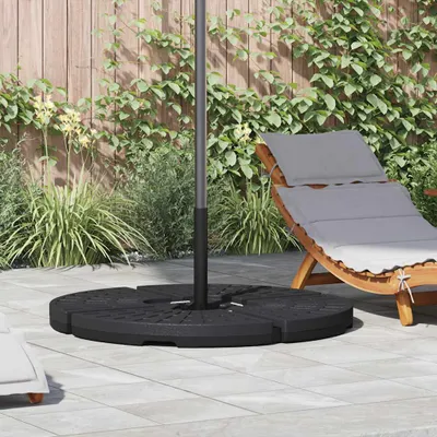 Productafbeelding van Maison Exclusive - Parasolstandaard, waaiermodel, 4 stuks, zwart
