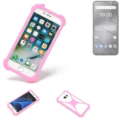 Produktbild von K-S-Trade Handy Hülle kompatibel mit Gigaset GS5 Schutz Hülle Bumper Silikon Schutz Hülle Cover Case Silikoncase Silikonbumper TPU Softcase