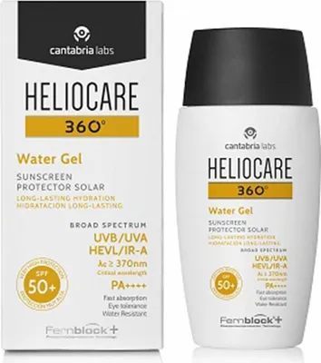 Productafbeelding van Cantabria, Heliocare 360°, Zonnebescherming, Zonnebrandgel, SPF 50+, 50 ml