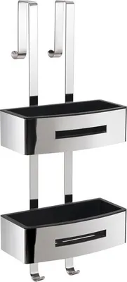 Immagine prodotto di Poseidon Shwr Basket Rectang Polish/Schwarz