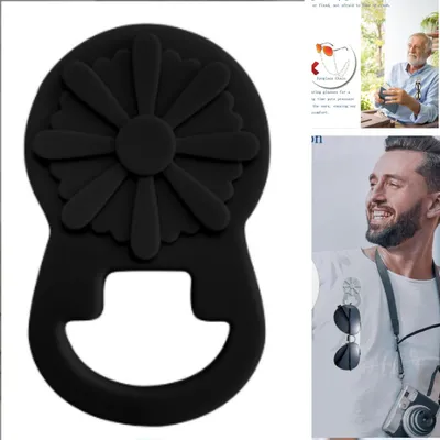Produktbild von INF Magnetische Brillenhalter-Klammer für Kleidung Schwarz