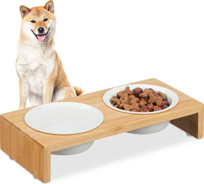Produktbild von relaxdays Futterstation für Hunde