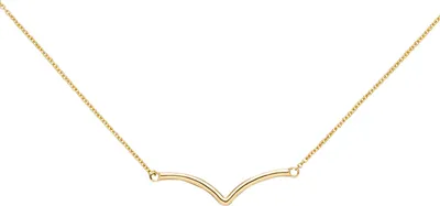 Produktbild von Collier Halskette Halsschmuck Rundankerkette mit Anhänger 585 Gelbgold 42-45cm