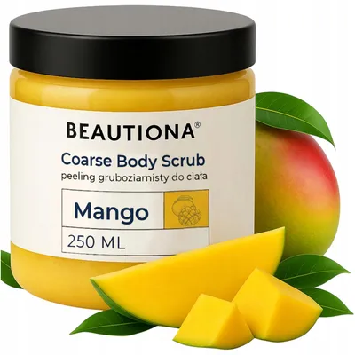 Obrázek produktu pro Beautiona hrubozrnný cukrový tělový peeling mango 250 ml