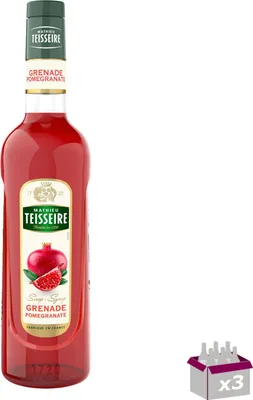 Image de Lot 3 - Teisseire - 1l de sirop Grenat
