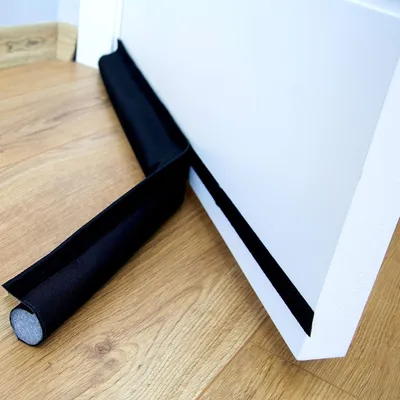 Produktbild von Zugluftstopper 90 cm: Kälteschutz unten an der Tür, einseitig mit selbstklebender Dichtung, Schutz vor Zugluft und Lärm, Dichtungsstreifen für Türdich
