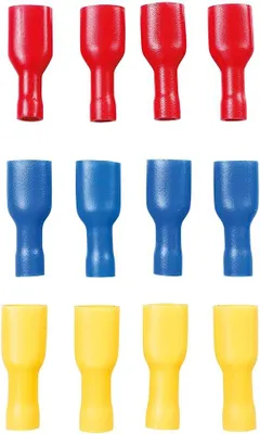 Produktbild von Isolierte Kontaktstifte für Steckverbinder, 6,3 mm