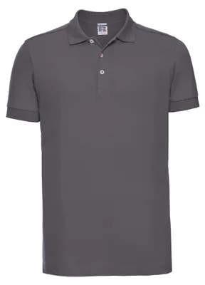 Image de Polo stretch pour homme Russell, manches courtes FK703 (XL) (gris foncé)
