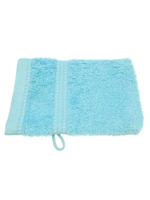 Produktbild von Julie Julsen BIO Waschhandschuh Hellblau 15 x 21 cm