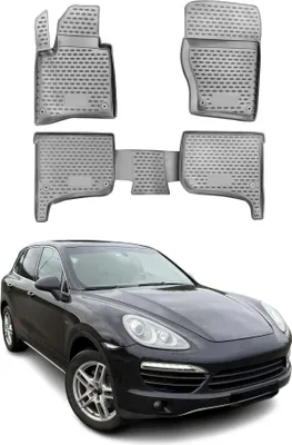 Image de 2010-2016 Porsche Cayenne Tapis de sol TPE Gris 4 pièces