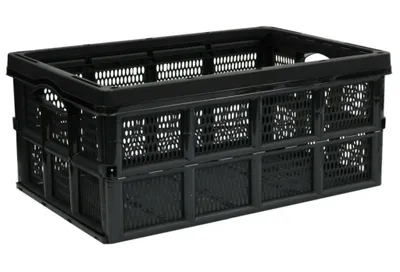 Obrázok produktu pre PROGARDEN Prepravka plastová skladacia 32 l, 48 x 35 x 24 cm, čierna KO-Y54620350cern