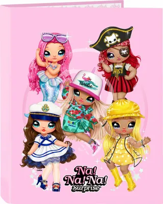 Produktbild von Ringbuch Na!Na!Na! Surprise Sparkles Rosa A4 (26.5 x 33 x 4 cm)