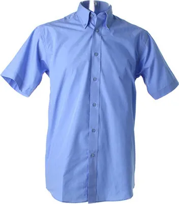 Produktbild von Kustom Kit Workforce Herren Kurzarm Hemd, Shirt, Größe:L (42cm), Farbe:Schwarz