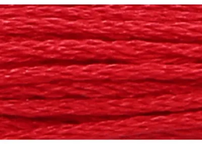 Imagen del producto de Anchor Sticktwist 8m, rojo cereza, algodón, color 47, 6-hilos