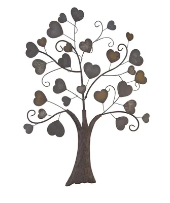Produktbild von Wanddekoration "Baum" braun/blau