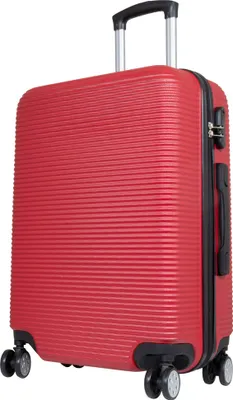 Produktbild von ABS Trolley Reisekoffer Malaga 66cm 66 Liter mittelgroß rot