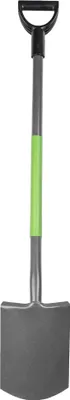 Obrázek produktu pro Zahradní rýč - Rýč/lopata - 120 cm násada - Kovové ostří - Ergonomická rukojeť - Robustní