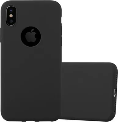 Produktbild von Cadorabo Hülle für Apple iPhone X / XS Schutzhülle in Schwarz Handyhülle TPU Silikon Etui Case Cover