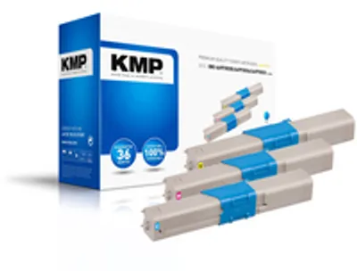 Obrázek produktu pro KMP O-T37V - 4500 stran - azurová - purpurová - žlutá - 3 kusy